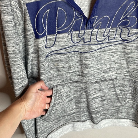 Pink quarter zip pull over - Picture 4 of 5